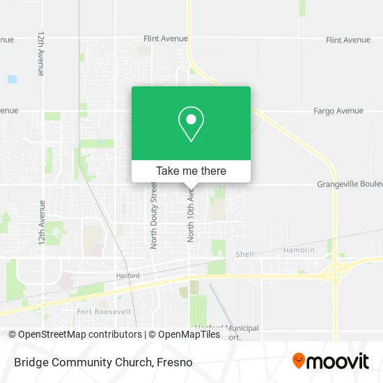 Bridge Community Church map
