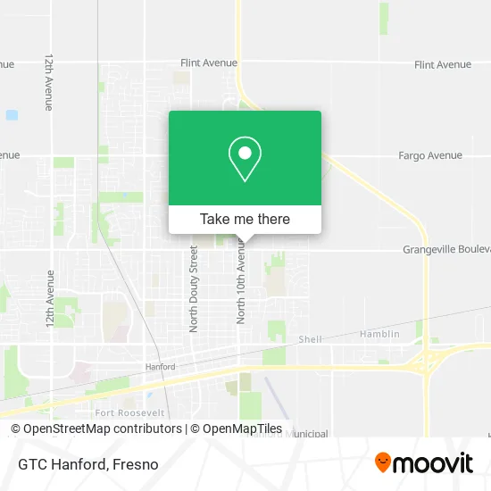 GTC Hanford map