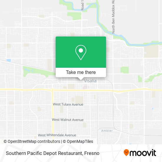 Southern Pacific Depot Restaurant map