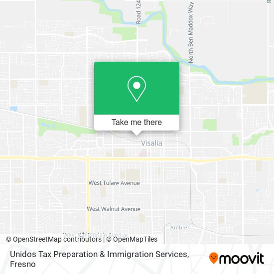 Unidos Tax Preparation & Immigration Services map