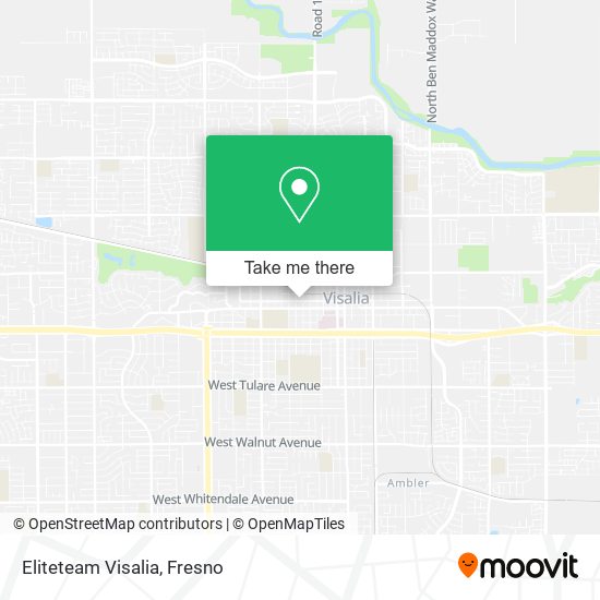 Mapa de Eliteteam Visalia