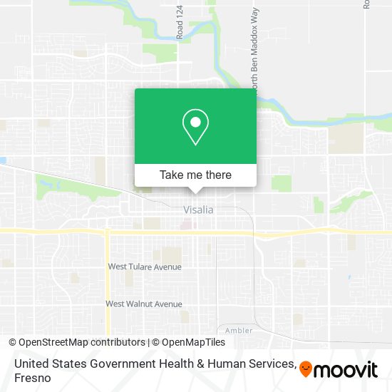 Mapa de United States Government Health & Human Services