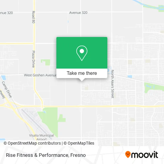 Rise Fitness & Performance map
