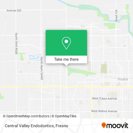 Central Valley Endodontics map