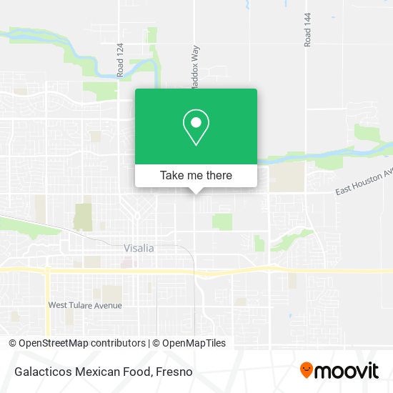 Galacticos Mexican Food map