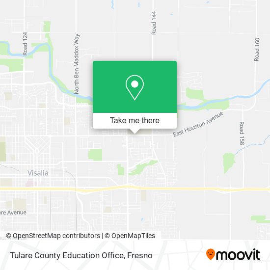 Mapa de Tulare County Education Office