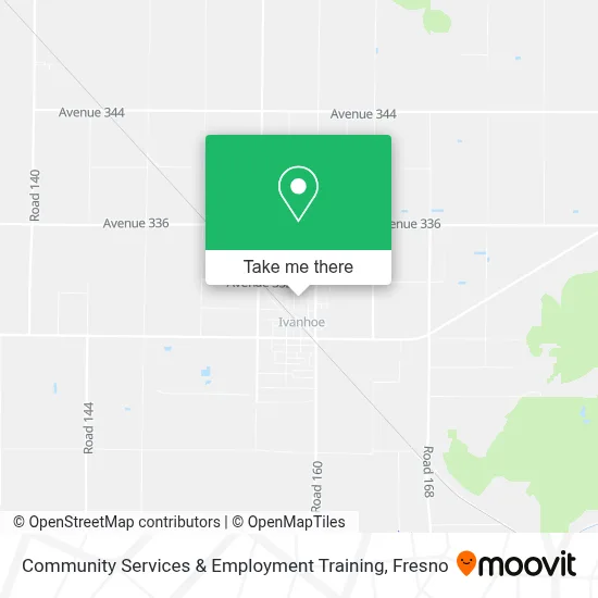 Community Services & Employment Training map