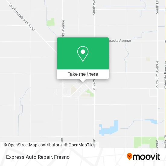 Express Auto Repair map