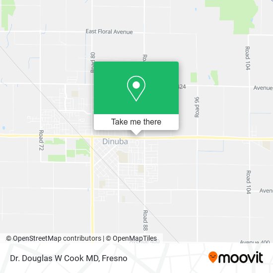 Dr. Douglas W Cook MD map