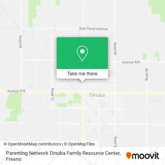 Parenting Network Dinuba Family Resource Center map