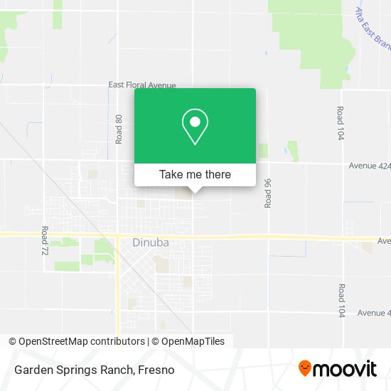 Garden Springs Ranch map