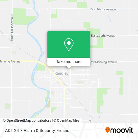 ADT 24 7 Alarm & Security map