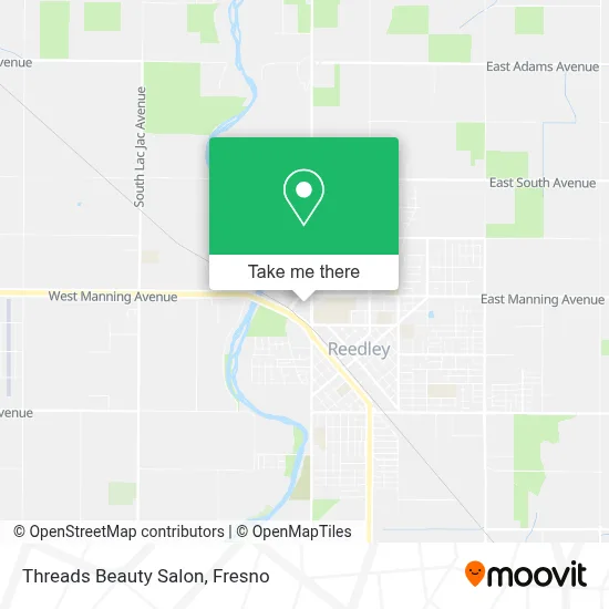 Threads Beauty Salon map