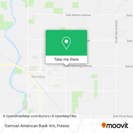 German American Bank Itm map