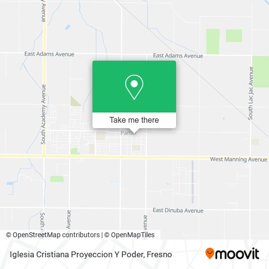 Mapa de Iglesia Cristiana Proyeccion Y Poder