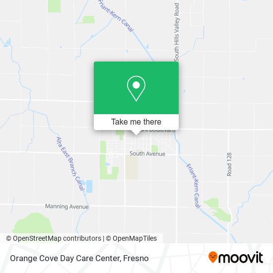 Orange Cove Day Care Center map