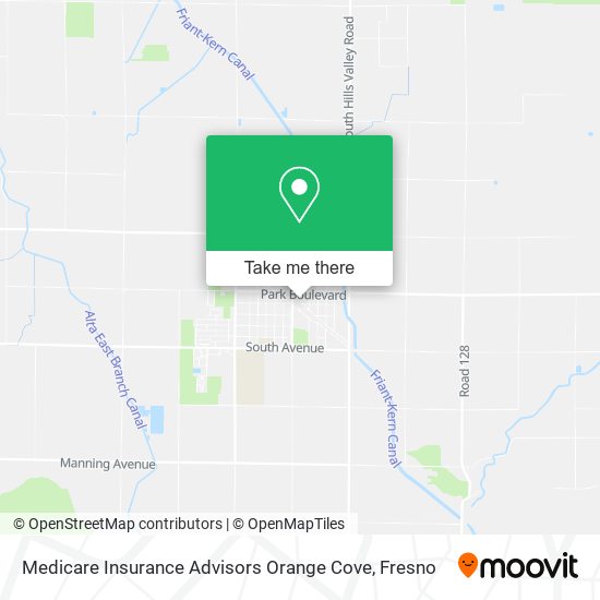 Medicare Insurance Advisors Orange Cove map