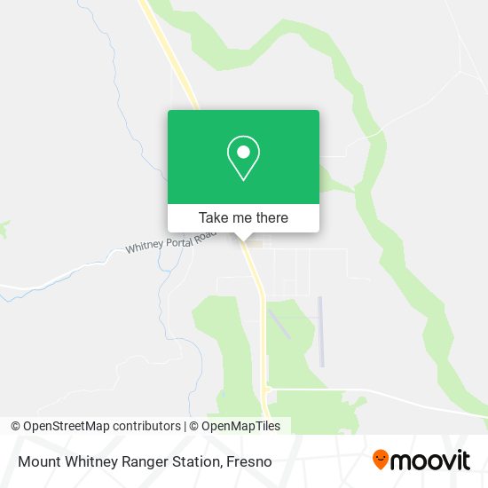 Mount Whitney Ranger Station map