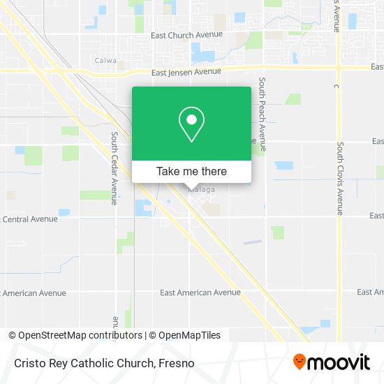 Cristo Rey Catholic Church map
