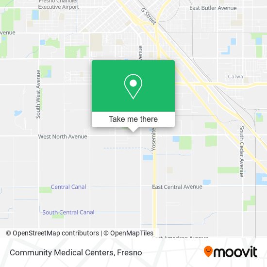 Mapa de Community Medical Centers