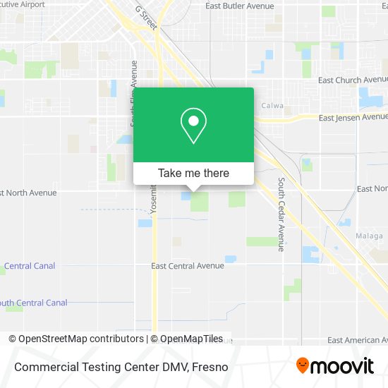 Mapa de Commercial Testing Center DMV