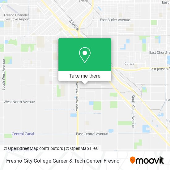 Fresno City College Career & Tech Center map