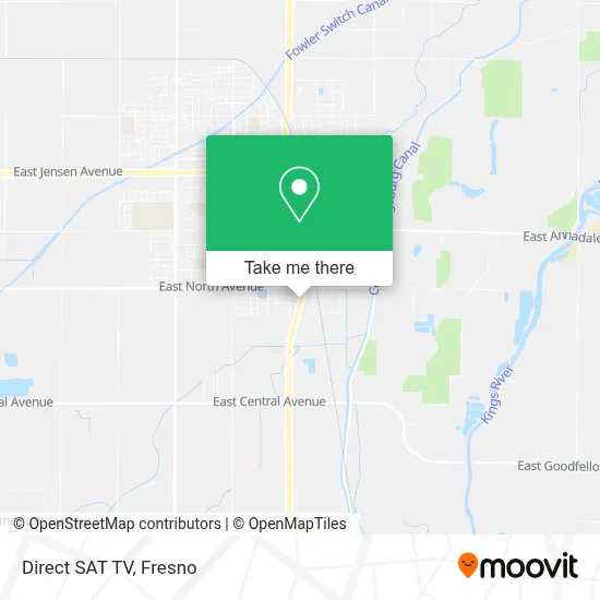 Direct SAT TV map