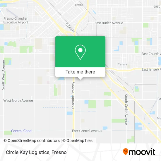 Mapa de Circle Kay Logistics