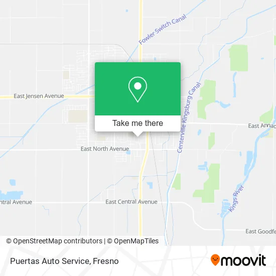 Puertas Auto Service map