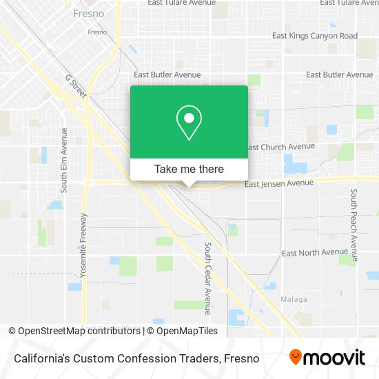 California's Custom Confession Traders map