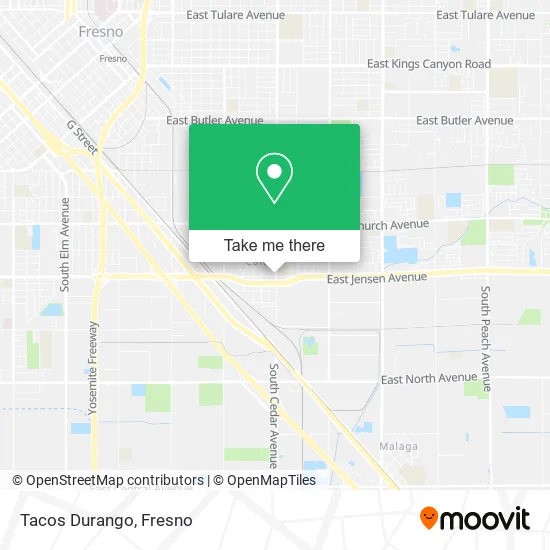 Mapa de Tacos Durango