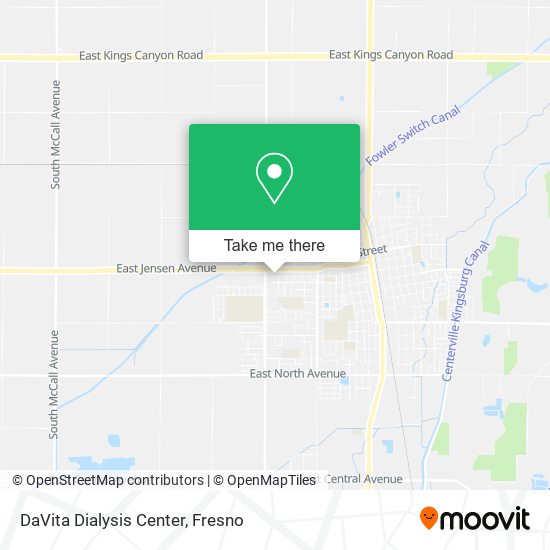 DaVita Dialysis Center map
