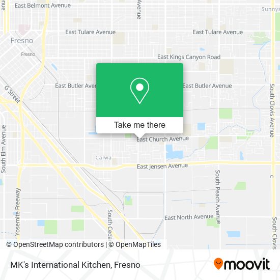 MK's International Kitchen map