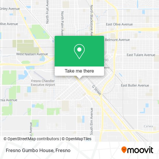 Mapa de Fresno Gumbo House