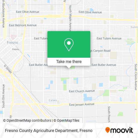 Fresno County Agriculture Department map