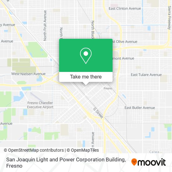 Mapa de San Joaquin Light and Power Corporation Building