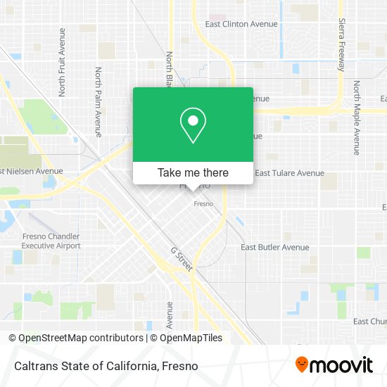 Mapa de Caltrans State of California