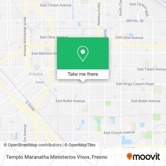 Templo Maranatha Ministerios Vivos map