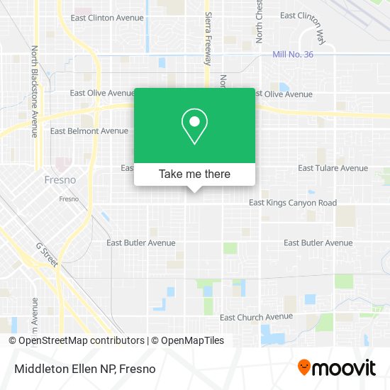 Mapa de Middleton Ellen NP