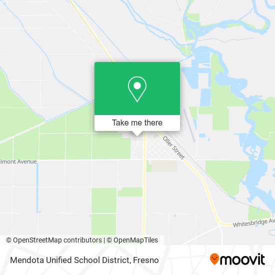 Mapa de Mendota Unified School District