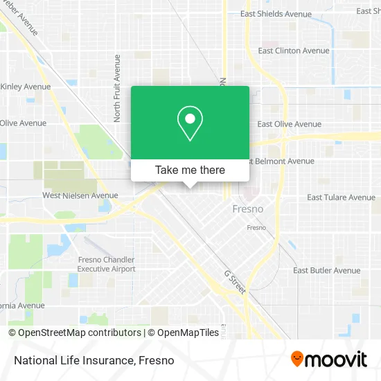 National Life Insurance map
