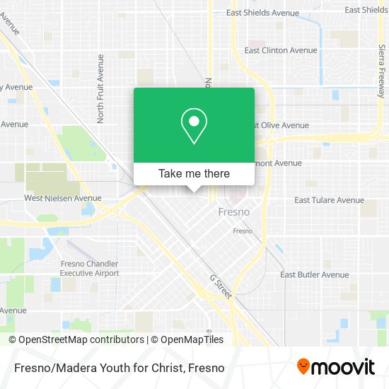 Fresno/Madera Youth for Christ map