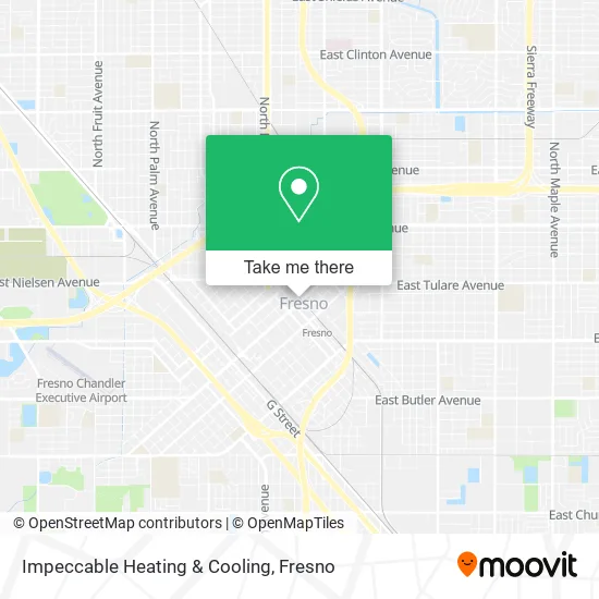 Mapa de Impeccable Heating & Cooling
