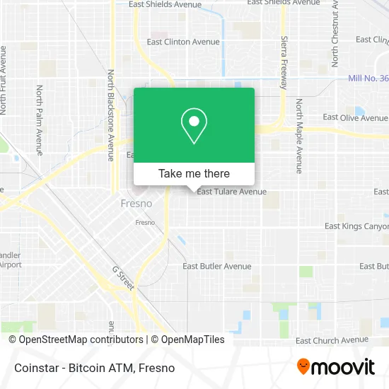 Coinstar - Bitcoin ATM map