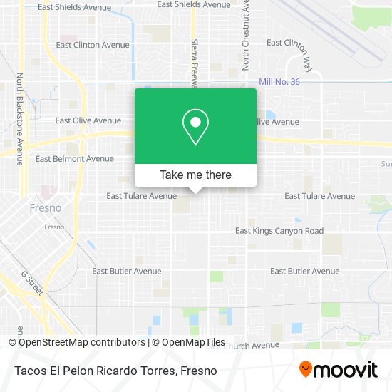 Tacos El Pelon Ricardo Torres map