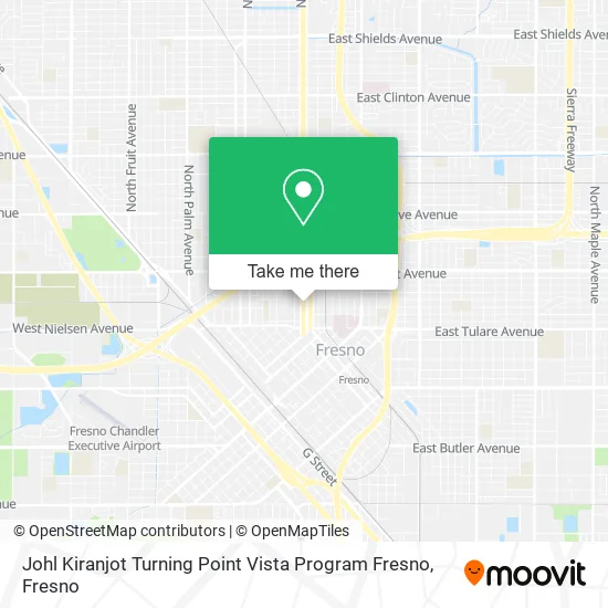 Mapa de Johl Kiranjot Turning Point Vista Program Fresno