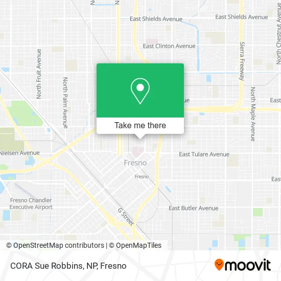 Mapa de CORA Sue Robbins, NP