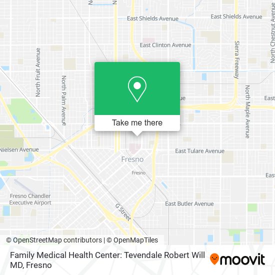 Mapa de Family Medical Health Center: Tevendale Robert Will MD