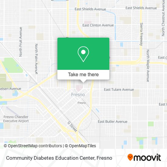 Community Diabetes Education Center map
