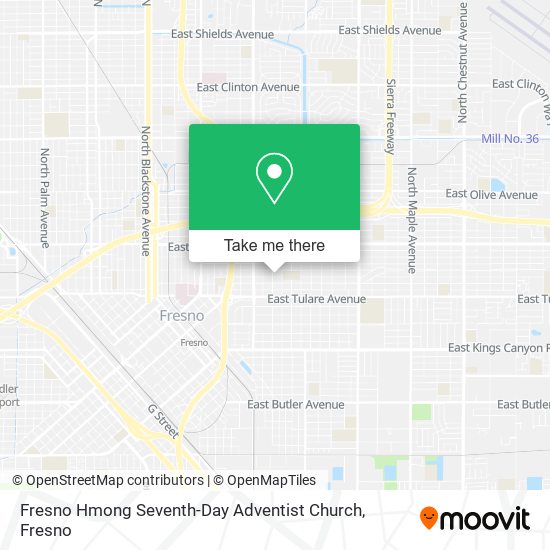 Fresno Hmong Seventh-Day Adventist Church map